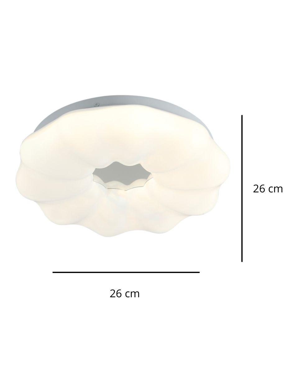 Foto 4 pulgar | Plafón Iluminación Luz Vic Diseño de Flor Chica