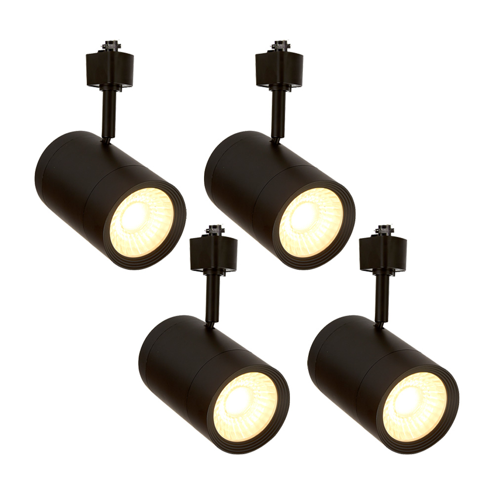 Pack De 4 Lámpara Spot De Riel Led Dirigible 14.5 W