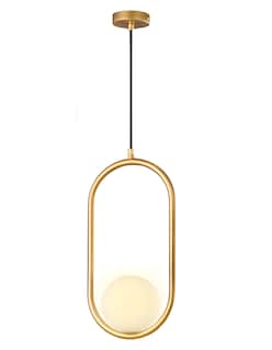 Foto 1 | Lámpara De Techo Moderna Candelabro De Globo Colgante Latón