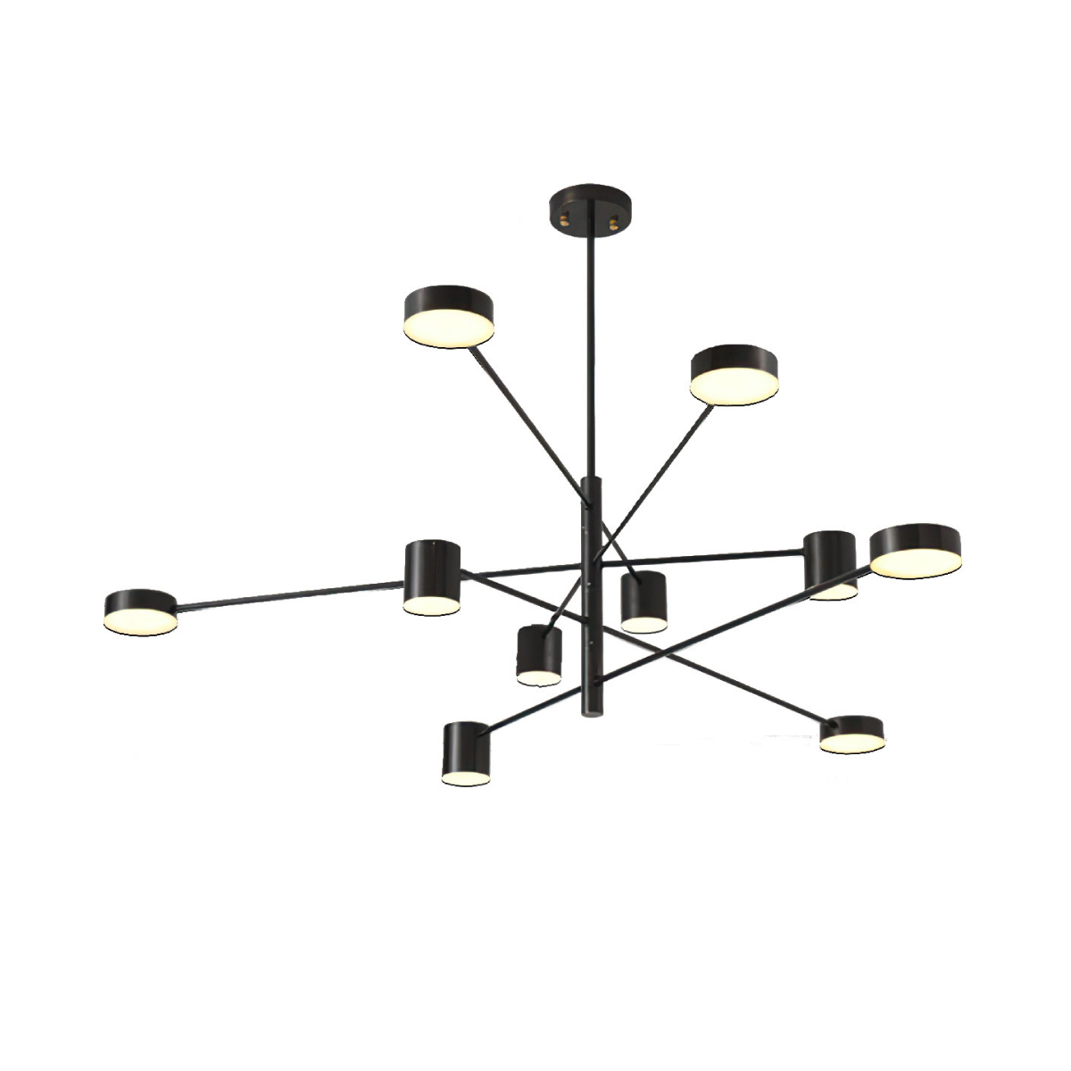 Lámpara Colgante 2271 10 Negro Ilios Innova