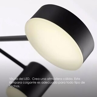 Foto 5 | Lámpara Colgante 2271 10 Negro Ilios Innova