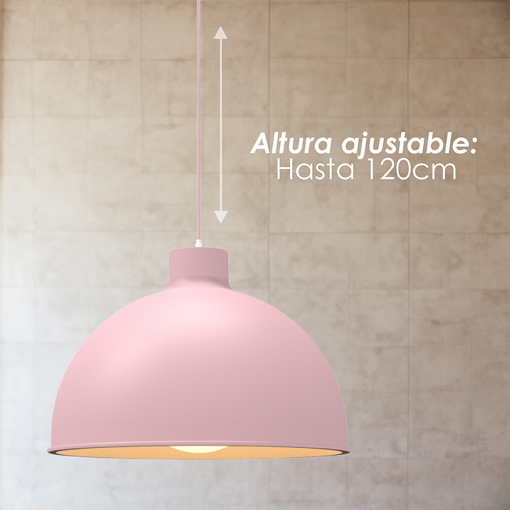 Foto 9 pulgar | Paquete 3 Lámparas de Techo Ilios Innova Colgantes Decorativas Estilo Nórdico Rosas