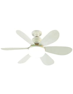 Foto 1 | Ventilador Iluminación Luz Vic 6 Aspas Blancas