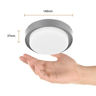 Foto 3 | Plafón LED Tecnolite Nenque I de 15W 6500K Gris para Interior y Exterior