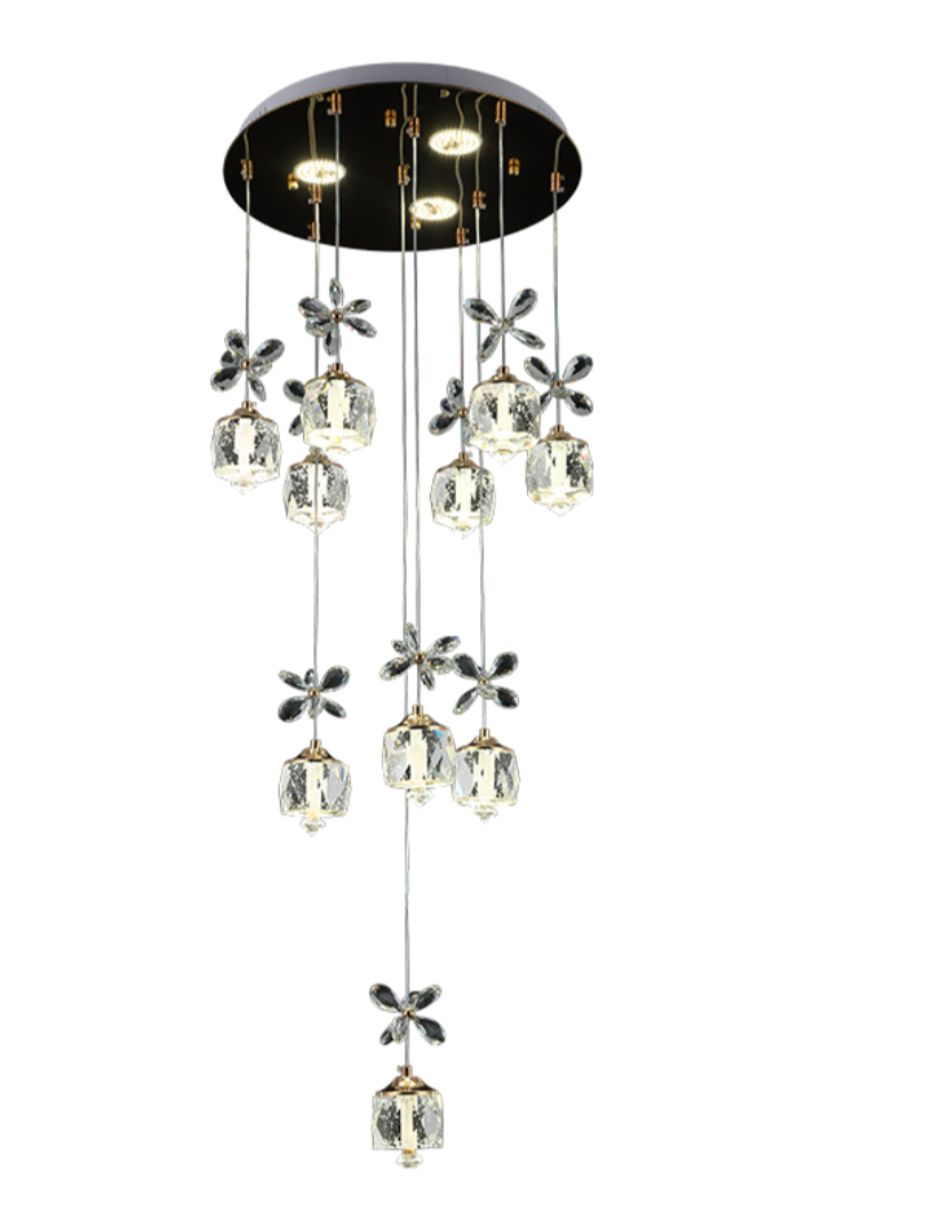Foto 1 | Lámpara Colgante Iluminación Luz Vic de 10 Luces Led