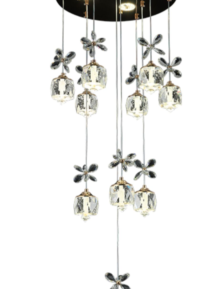 Foto 2 | Lámpara Colgante Iluminación Luz Vic de 10 Luces Led