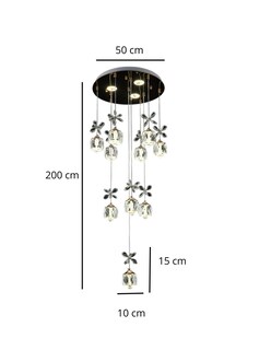 Foto 3 | Lámpara Colgante Iluminación Luz Vic de 10 Luces Led