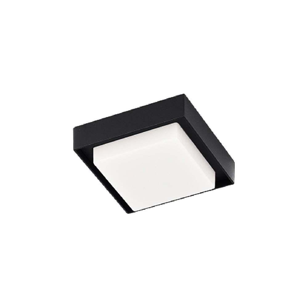 Plafón LED Exterior Negro 15W 6500K Okab I Tecnolite
