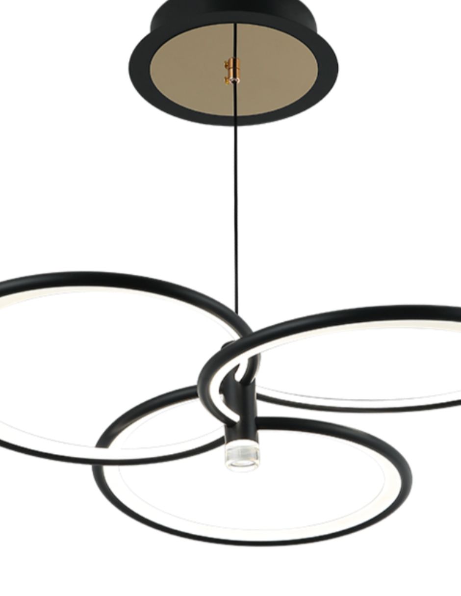 Foto 3 pulgar | Lámpara de Techo Iluminación Luz Vic 3 Aros