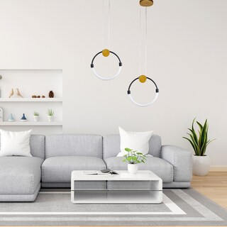 Foto 5 | Lámpara De Techo Colgante Led 3 Niveles Brillo Cosmos Solar