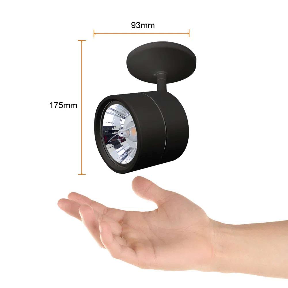 Foto 5 pulgar | Lámpara Tecnolite Avoir I Spot LED G53 en negro