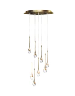 Foto 1 | Lámpara Colgante Led Cosmos Lluvia De Estrellas 8 Luces