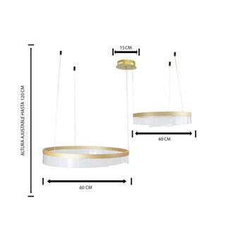 Foto 6 | Lámpara De Techo Led 3 Niveles Cosmos Estrella Binaria