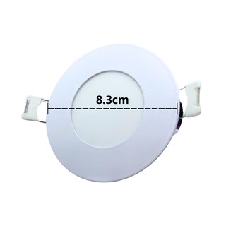 Foto 3 | 10 Piezas Plafon Rendondo Led Empotrado 3w
