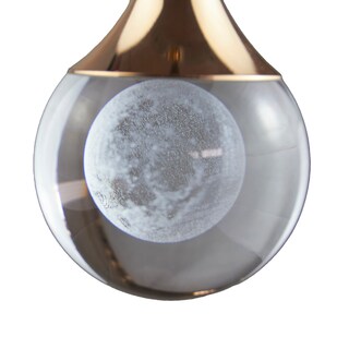 Foto 2 | Lámpara De Techo Colgante Led 3 Niveles Brillo Cosmos Luna