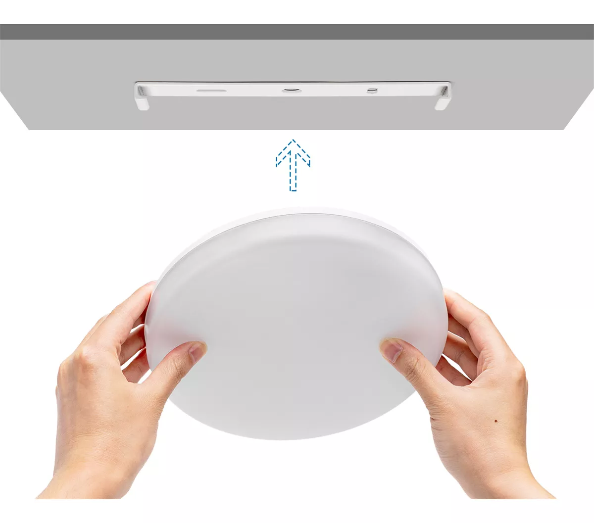 Foto 5 | Lampara De Techo Sobreponer Led 18w Luminaria Plafon Blanca