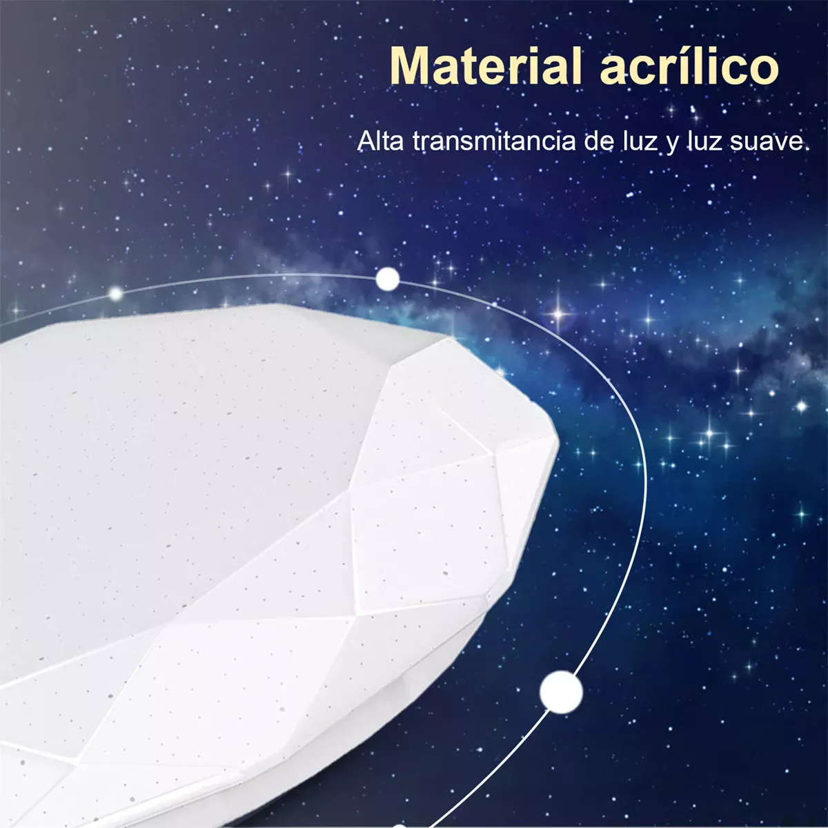 Foto 8 pulgar | Lampara De Techo Sobreponer Led 18w Luminaria Plafon Estructura Blanco