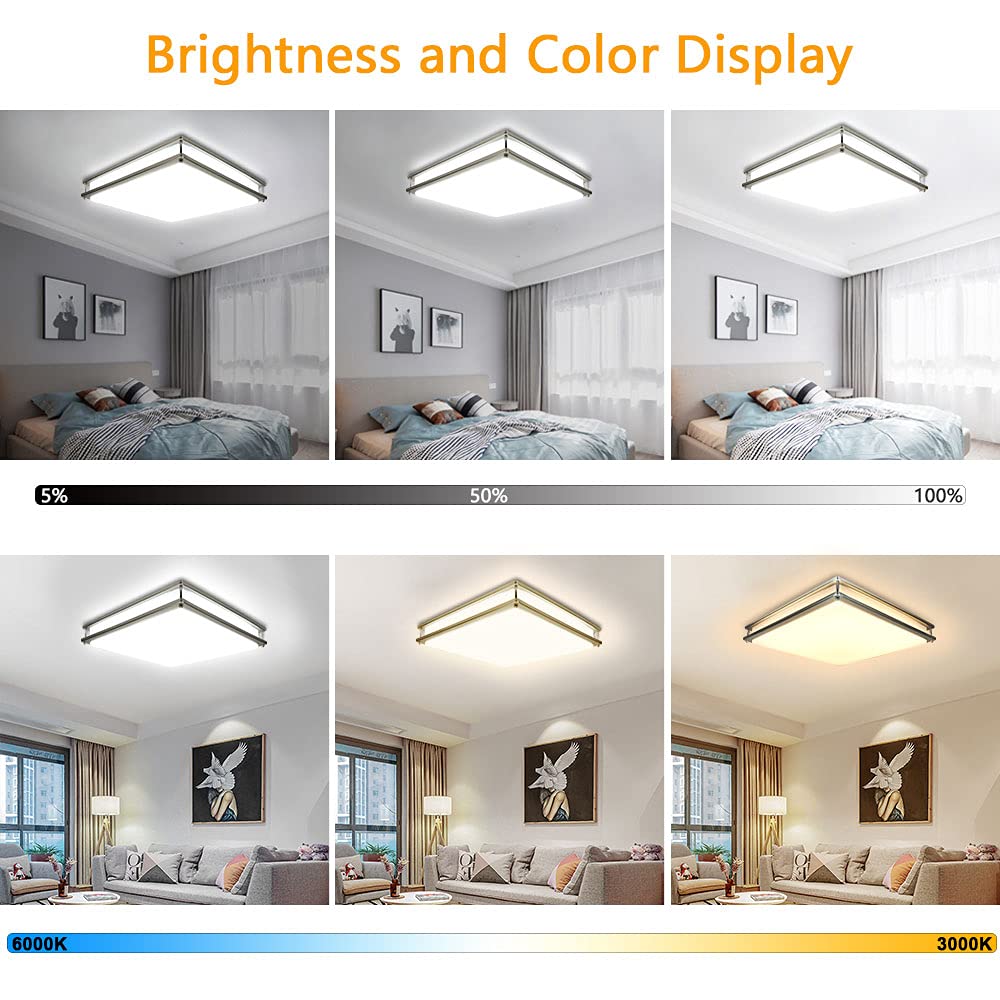 Foto 4 pulgar | Lámpara De Techo Dinglighting Dllt 48 W Led Regulable 45 Cm - Venta Internacional.