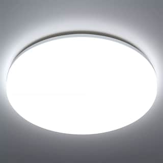 Foto 1 | Lampara De Techo Sobreponer Led 24w Luminaria Plafon Blanca