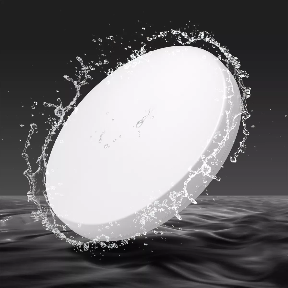 Foto 2 | Lampara De Techo Sobreponer Led 24w Luminaria Plafon Blanca