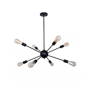 Foto 1 | Lámpara De Techo Moderna De 8 Luces E27 Para Colgantes De Dormitorio - Venta Internacional.