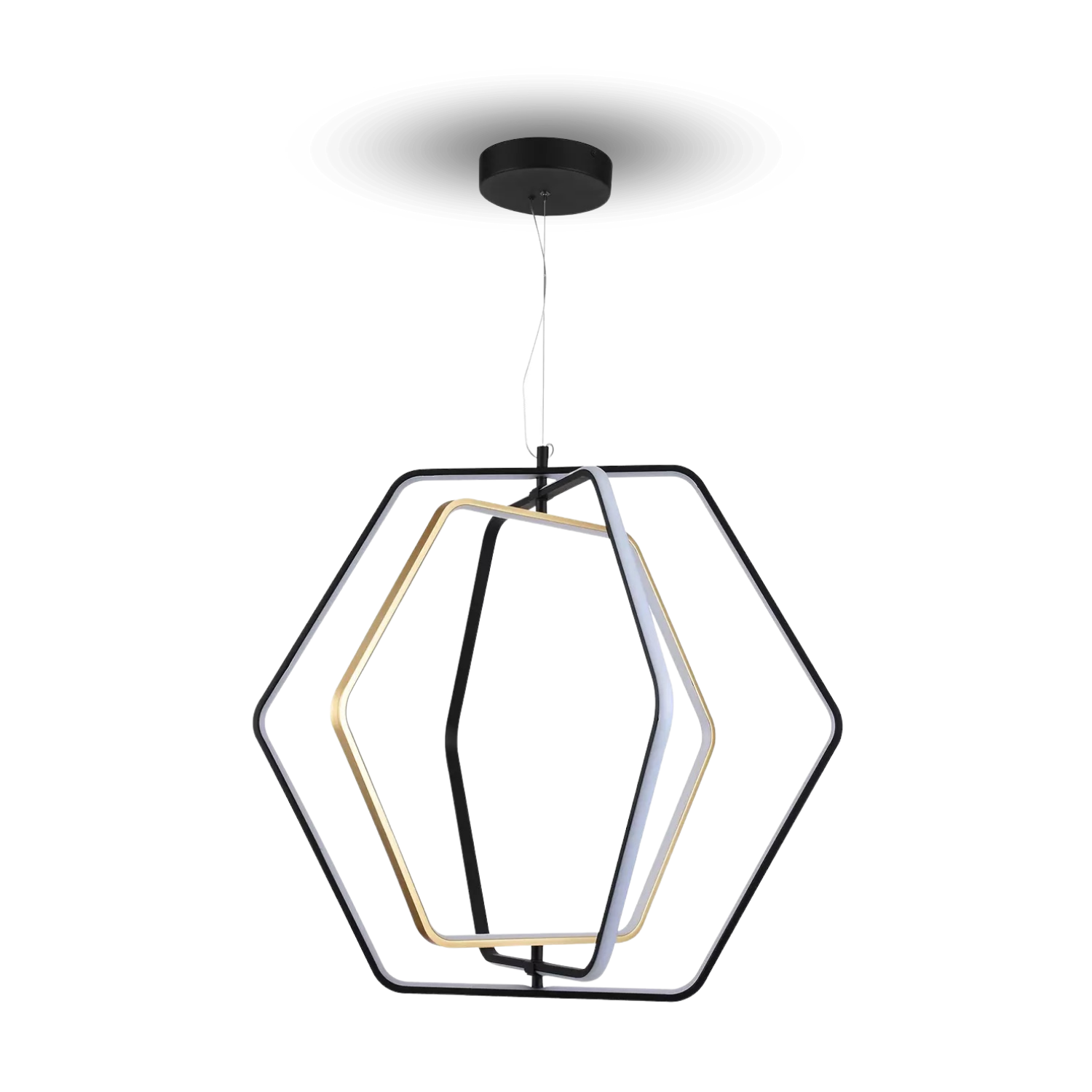 Foto 2 pulgar | Lampara Colgante De Techo Empire Lighting Parker 3 Luces Led-justclick Mx