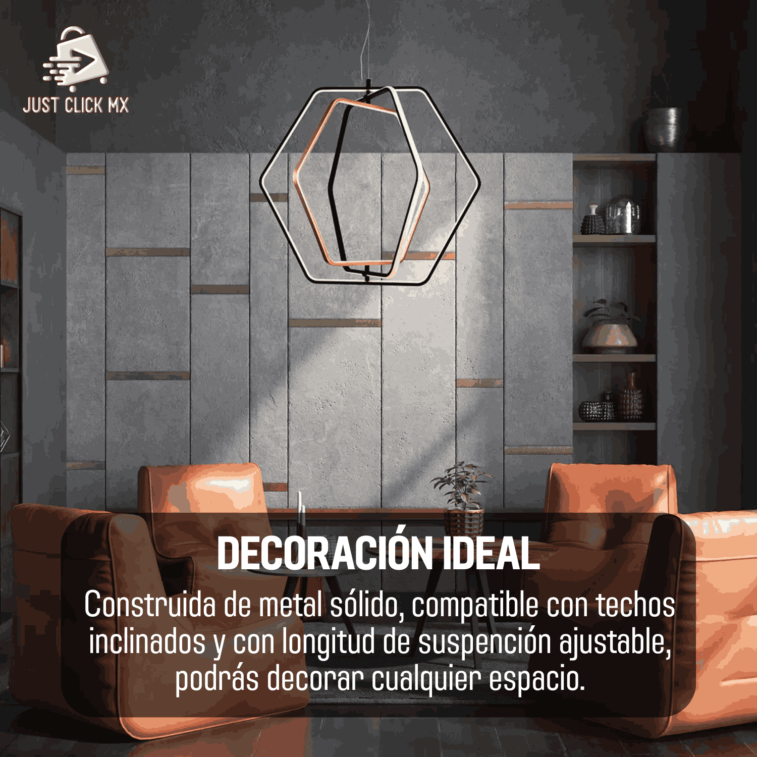 Foto 5 pulgar | Lampara Colgante De Techo Empire Lighting Parker 3 Luces Led-justclick Mx