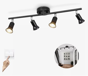 Foto 1 | Lámparas Xtellar De Techo De Riel Para Decorativas Moderna 4 Luces