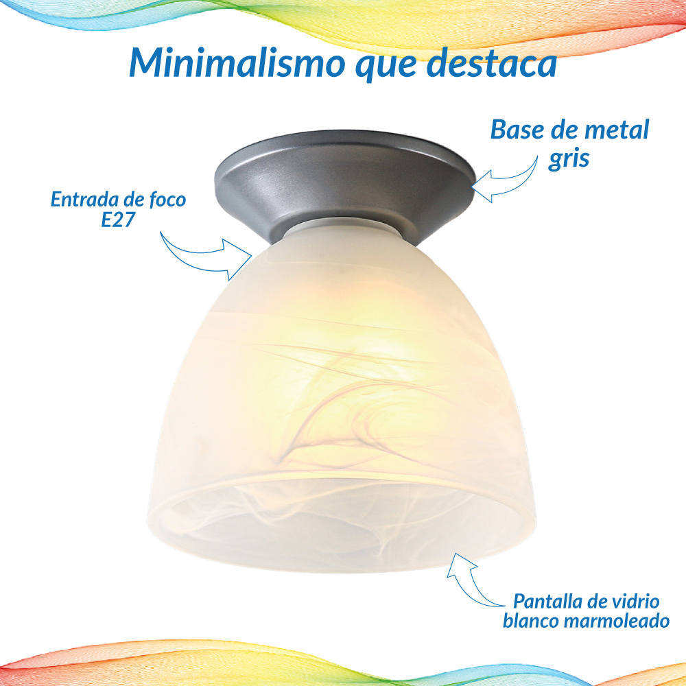 Foto 4 pulgar | Lámpara de Techo Mil Luces Bubon
