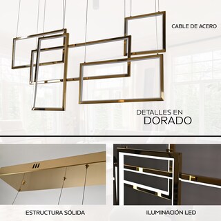 Foto 3 | Candil Demian Dorado