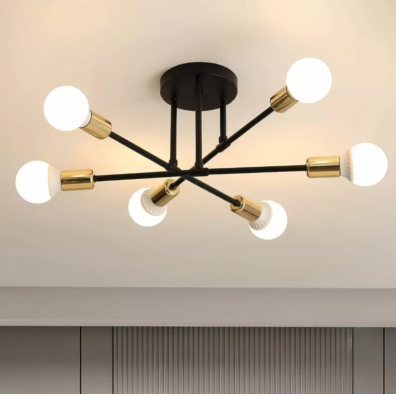 Foto 1 | Lámpara De Techo Xtellar Spider Colgante Y Moderna Con 6 Luces