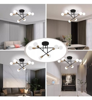 Foto 3 | Lámpara De Techo Xtellar Spider Colgante Y Moderna Con 6 Luces