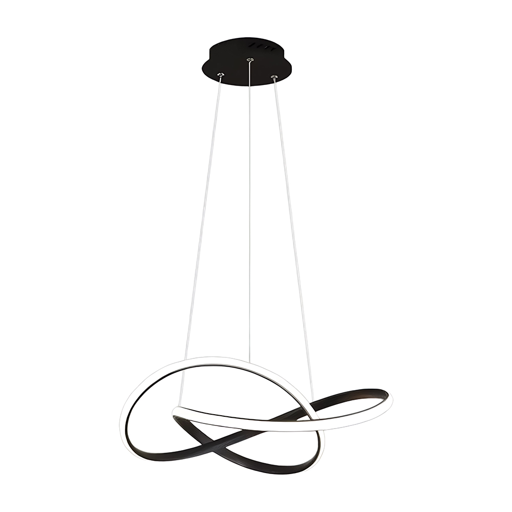 Lámpara Colgante Led Interior Moderna Luz Cálida y Fría
