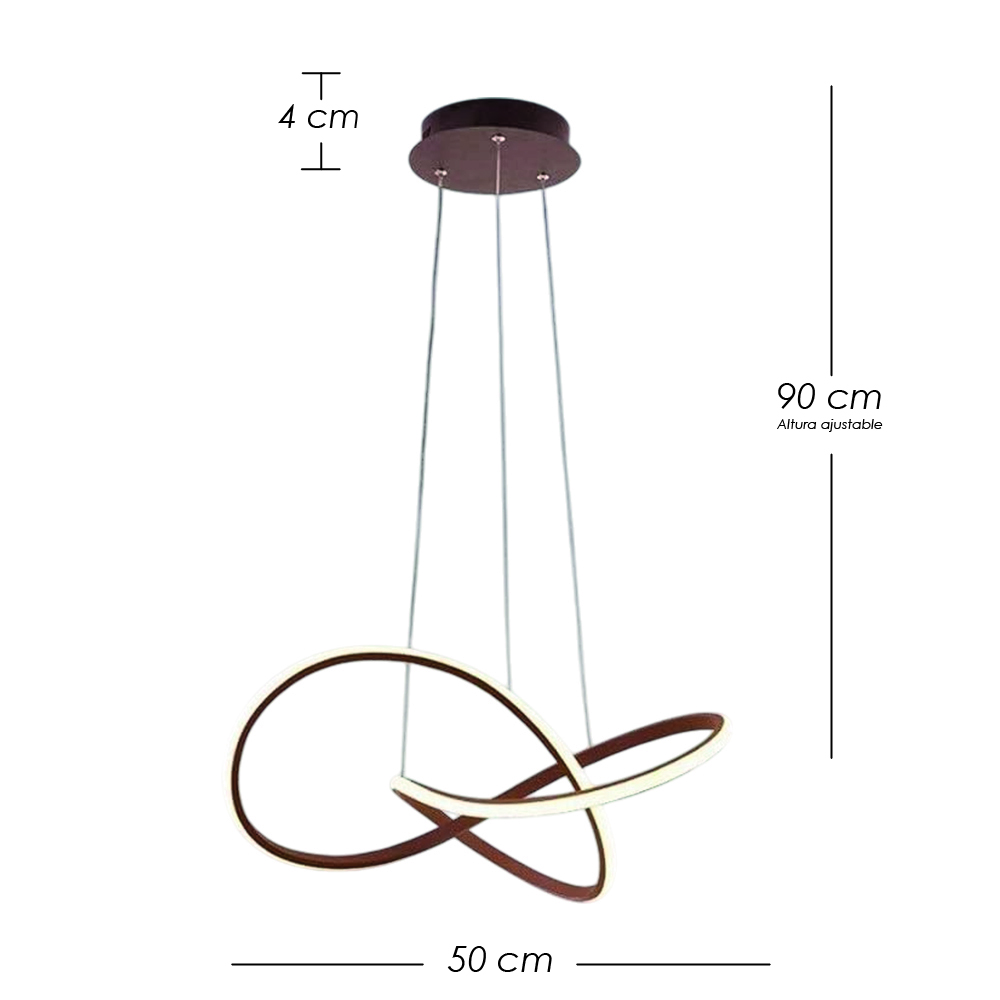 Foto 3 pulgar | Lámpara Colgante Ilios Innova Led Altura Ajustable Luz Cálida y Fría