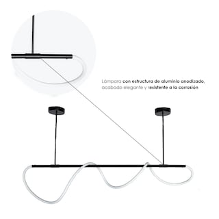 Foto 6 | Lámpara Colgante Ilios Innova Led Aluminio Anodizado