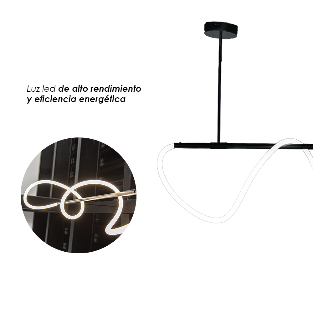 Foto 8 pulgar | Lámpara Colgante Ilios Innova Led Aluminio Anodizado