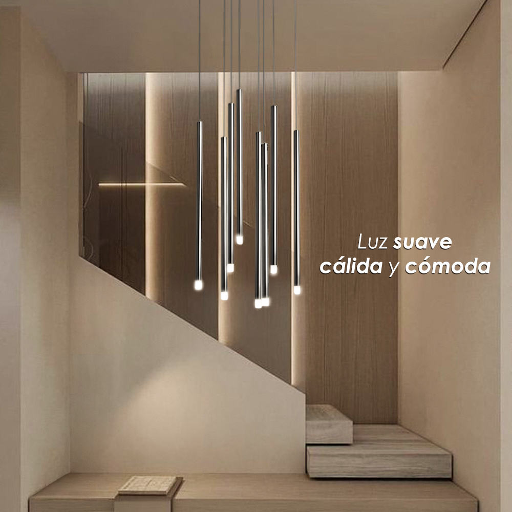 Foto 8 pulgar | Ilios Innova | Lámpara Colgante Led Estilo Contemporáneo Acero