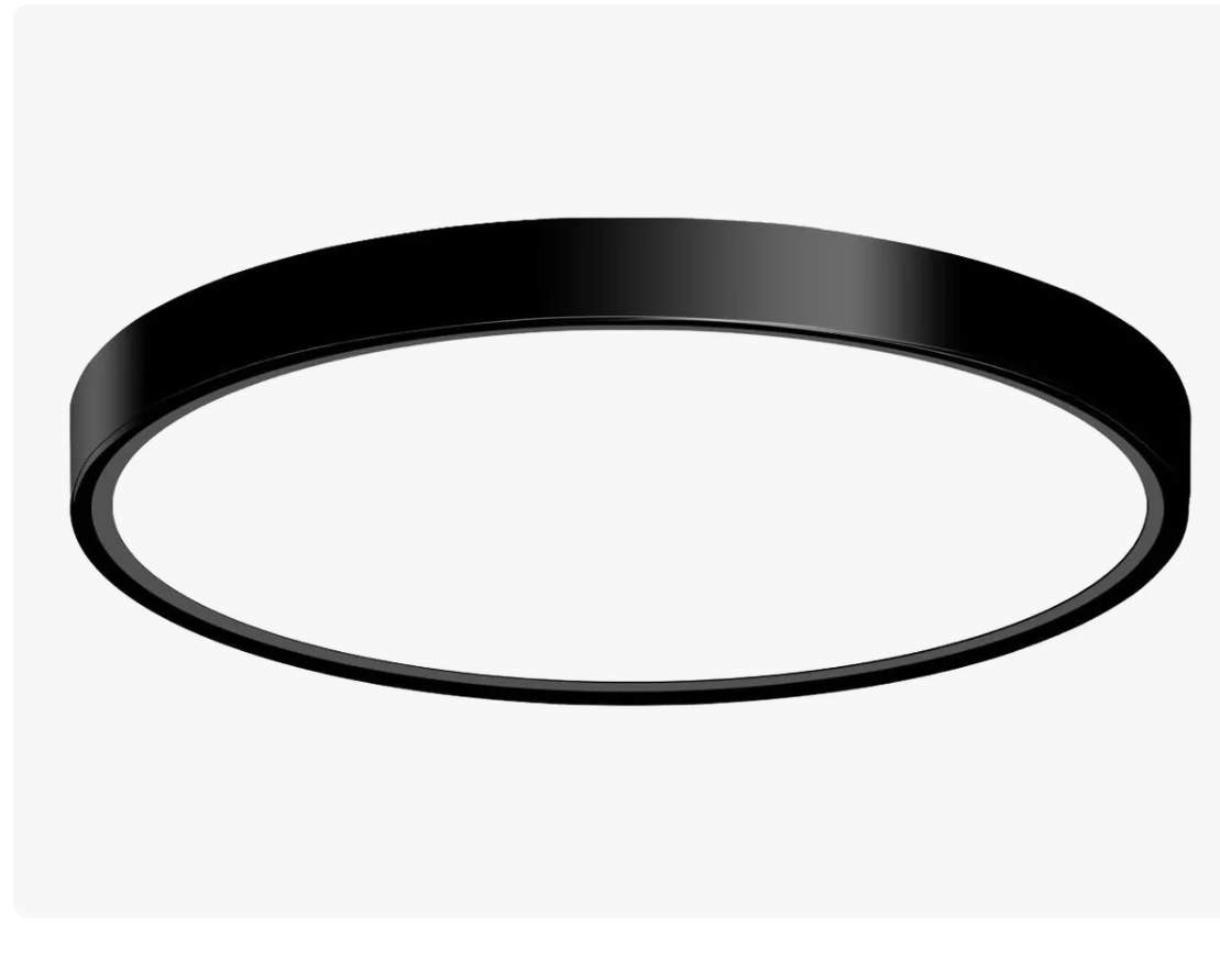 Lámpara De Techo Led Decorativa Tipo Plafón De 24w Y 3100 Lm