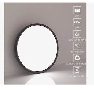 Foto 2 | Lámpara De Techo Led Decorativa Tipo Plafón De 24w Y 3100 Lm