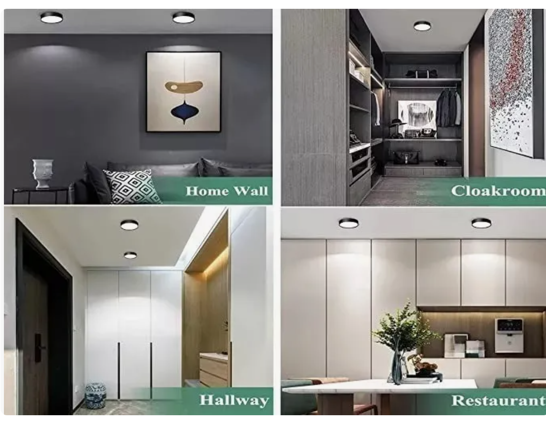 Foto 6 pulgar | Lámpara De Techo Led Decorativa Tipo Plafón De 24w Y 3100 Lm