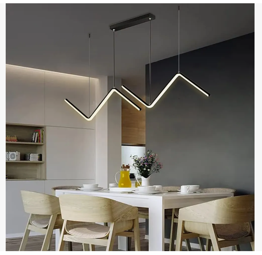 Foto 7 pulgar | Lámpara Colgante Led De Tres Colores Ajustable De Tecnología