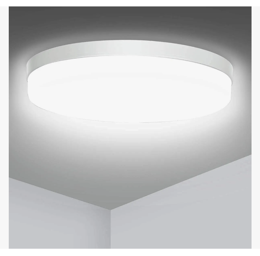 Lámpara De Techo Led Decorativa Tipo Plafón De 24w Y 3100 Lm