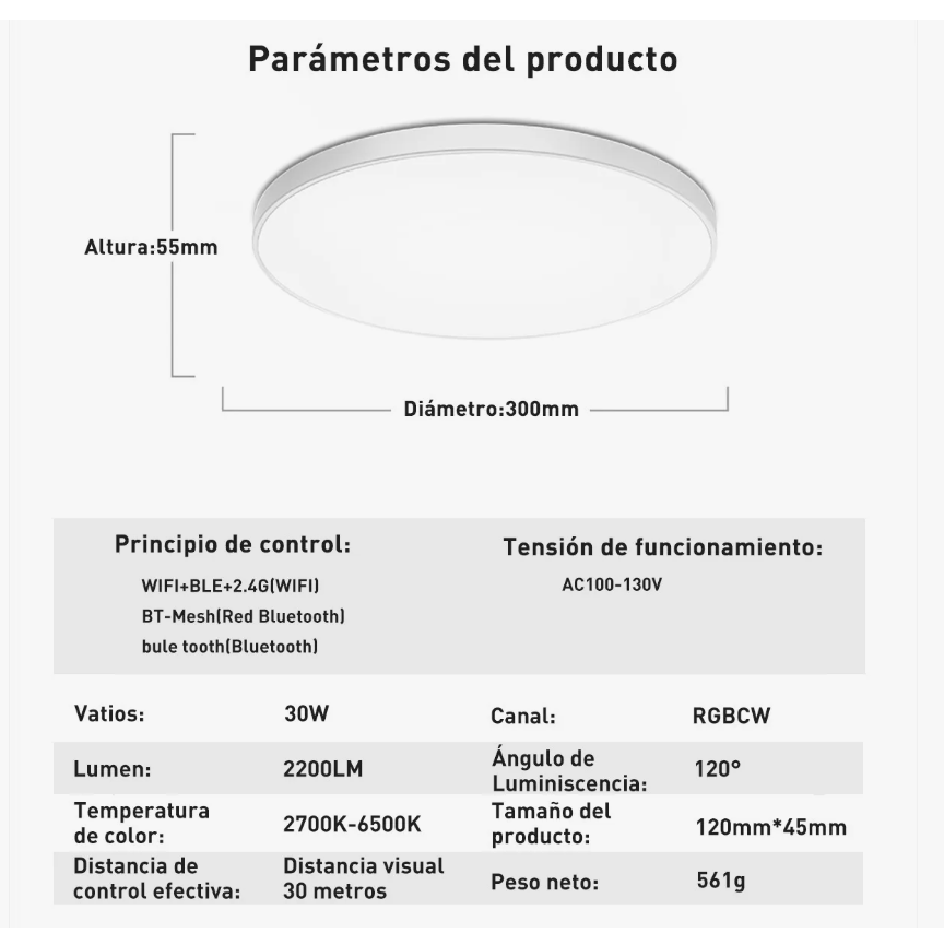 Foto 7 pulgar | Lámpara Inteligente