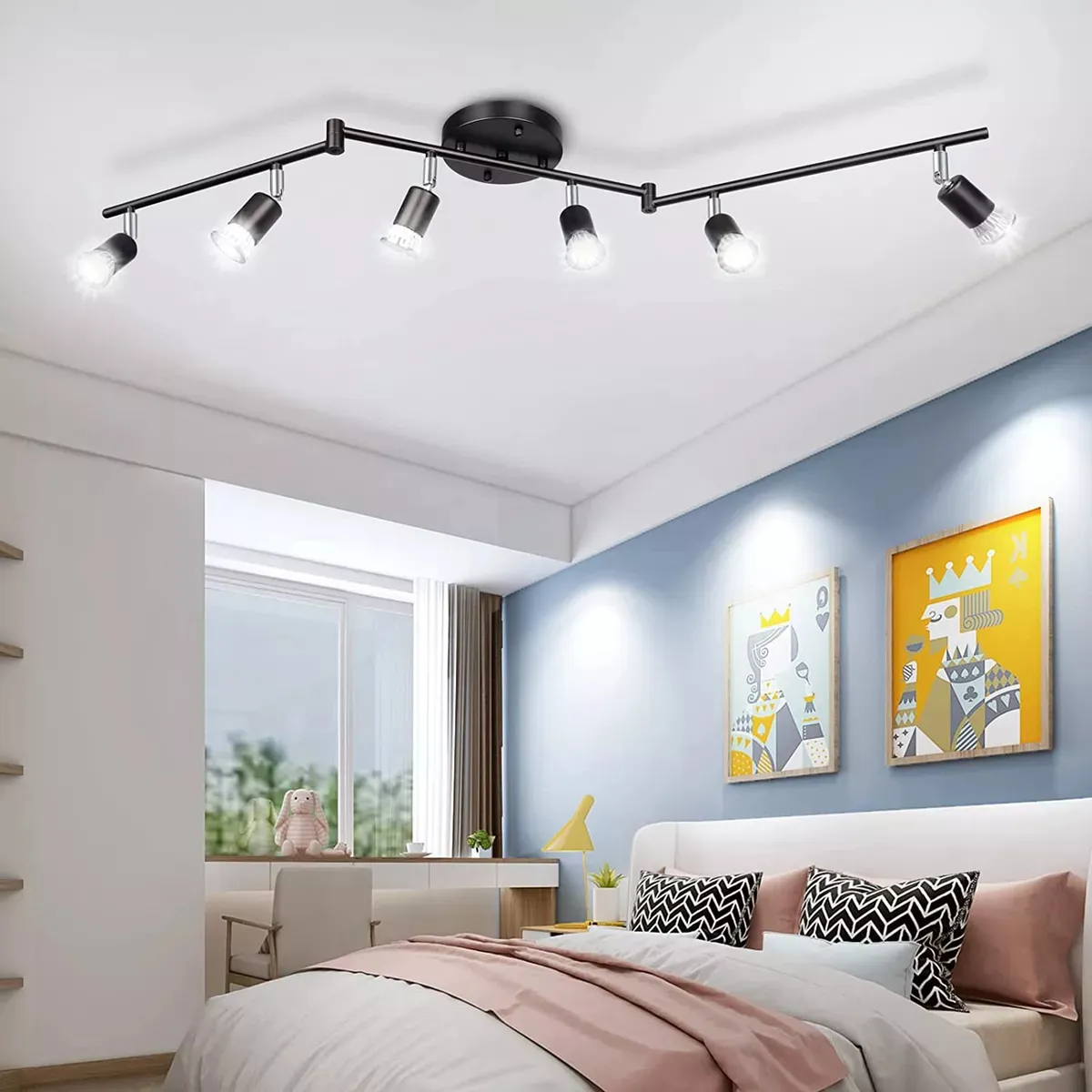 Foto 4 pulgar | Iluminación De Riel Beug Led De 6 Luces,nergo