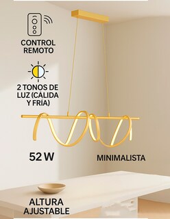 Foto 4 | Lámpara de Techo XX-01V-0052-08A 120 cm + Control Remoto