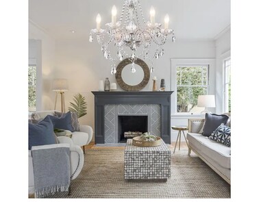 Foto 5 | Lámpara Colgante Xtellar De Cristal, Estilo Vintage, Elegante Y Moderna Con 6 Luces
