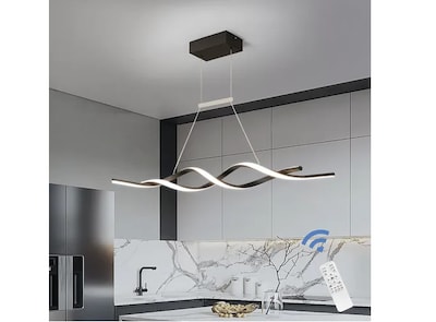 Foto 1 | Xtellar Lámpara De Techo Led Moderna Colgante 3000k-6000k, Iluminación Minimalista De Cocina En Color Chic Negro