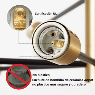 Foto 3 | Lámpara de Techo Colgante Vintage