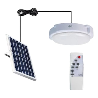 Foto 1 | Lámpara Solar Focos Colgante De Exterior 160led Eo Safe Imports Esi-19483 Blanco