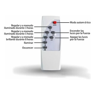 Foto 3 | Lámpara Solar Focos Colgante De Exterior 160led Eo Safe Imports Esi-19483 Blanco